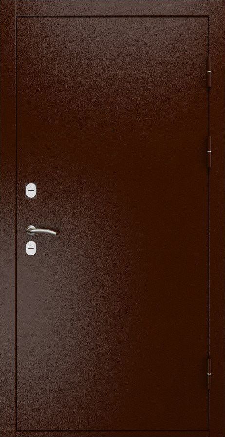 Фото Дверь ДвериПРО L Термо ФЛ-659 (12мм, nussbaum+черная патина винорит) DPRO195567