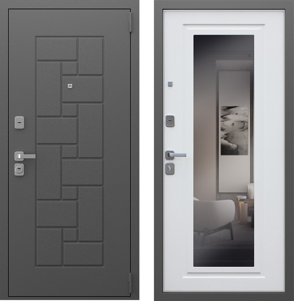 Дверь Арсенал с зеркалом DIS006673