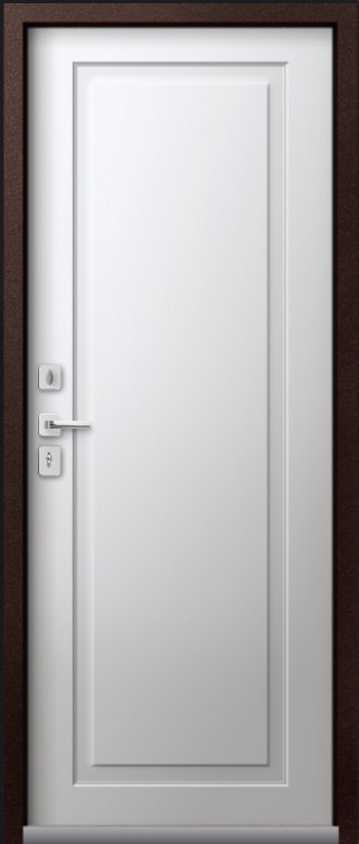 Товар Дверь Термо-4 Шоколадный Муар - Кашемир Белый DIS007379