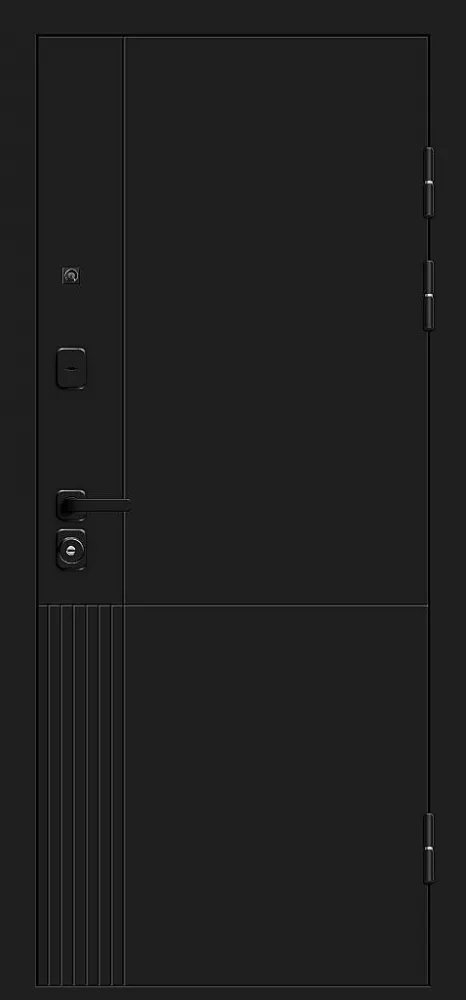 Фото Дверь Optim Z-2 Нео Муар черный/Белый BR6179